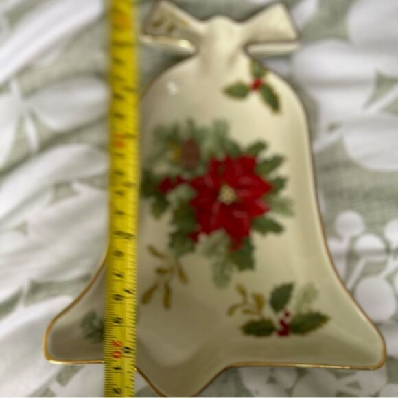 Vintage Festive Christmas Bell Candy Dish Kitchen Spoon Rest Kitchen Accent - Picture 4 of 7